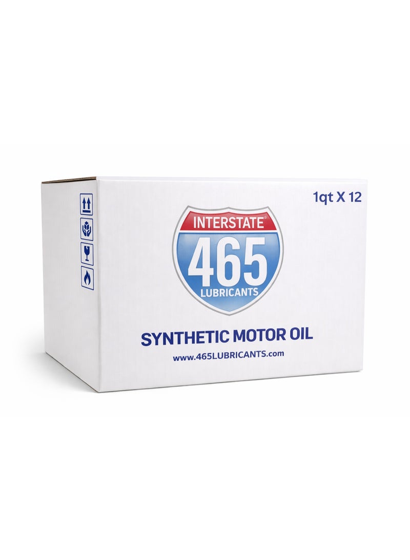 465LUBRICANTS Synthetic engine oil 5W-30 1QT x 12 - Image 1